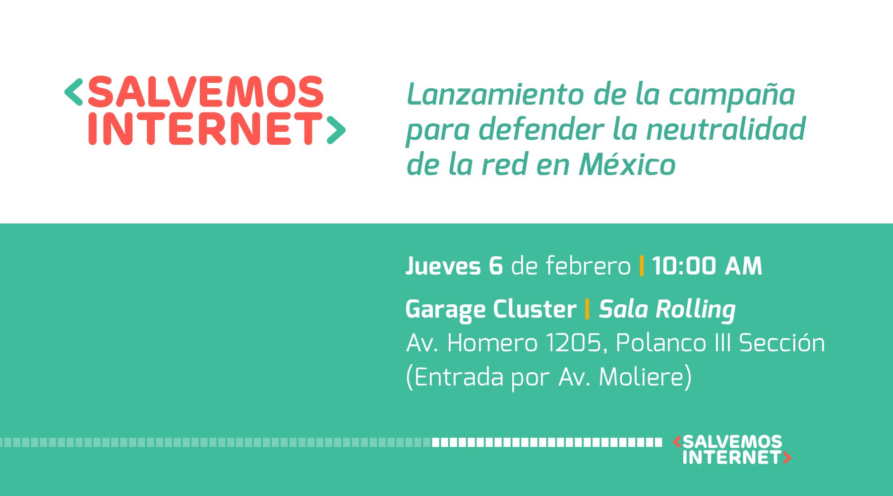 Invitación b - Lanzamiento - Salvemos